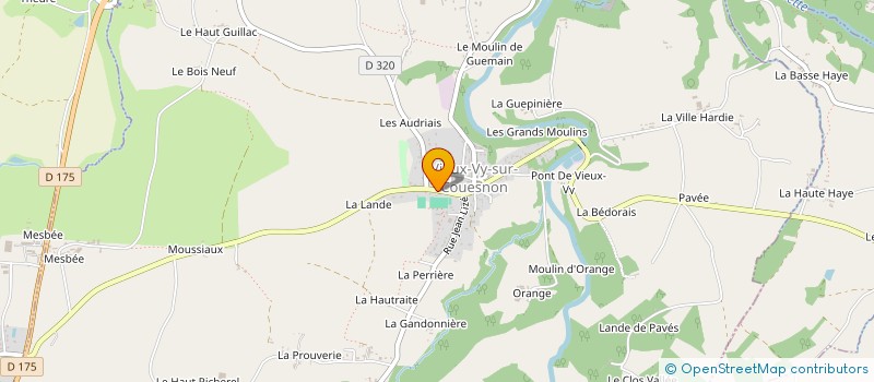 localisation de l'entreprise FABRICE.FG  VIEUX-VY-SUR-COUESNON