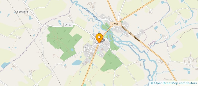 localisation de l'entreprise FABRICE GABORIEAU  LA FORET-SUR-SEVRE