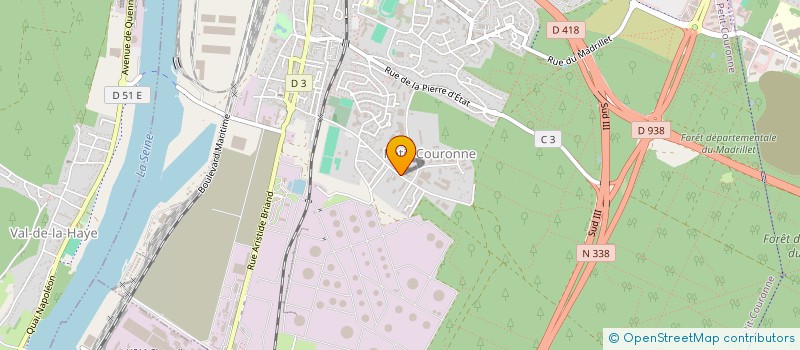 localisation de l'entreprise FABRICE HEROULT FINANCE à PETIT-COURONNE