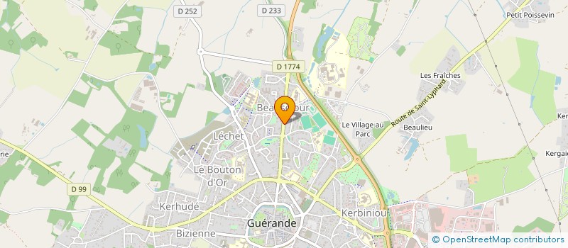 localisation de l'entreprise FABRICE LETILLY à GUERANDE