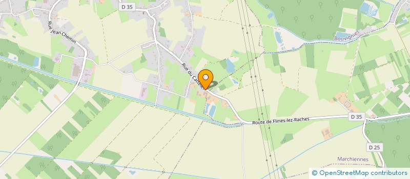 localisation de l'entreprise FABRICE LIBBRECHT  FLINES-LEZ-RACHES