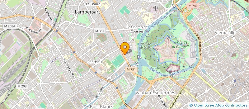 localisation de l'entreprise FABRICE LOURME MULTISERVICES à LAMBERSART