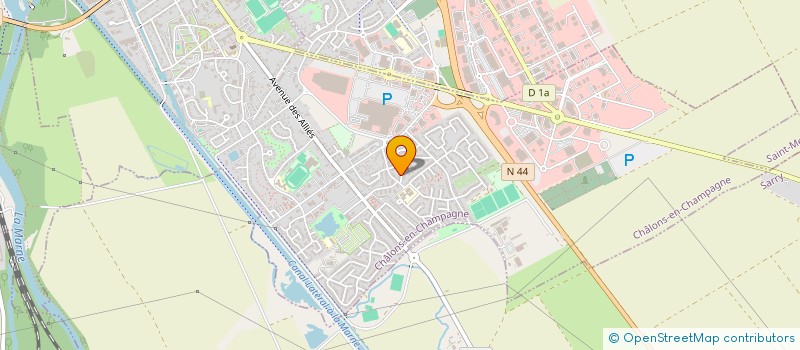 localisation de l'entreprise FABRICE MACONNERIE  CHALONS-EN-CHAMPAGNE
