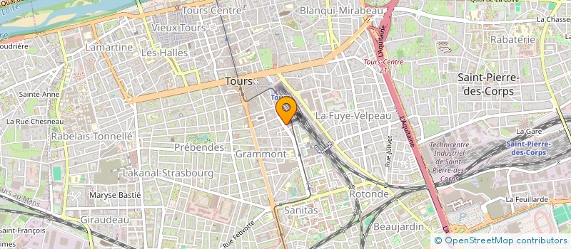 localisation de l'entreprise FABRICE NOEL SANTE  TOURS