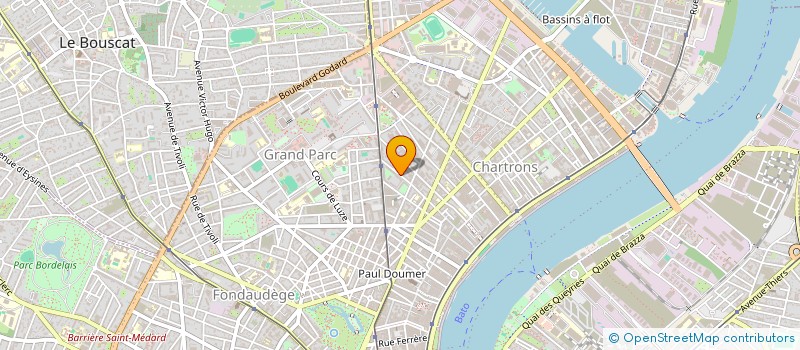 localisation de l'entreprise FABRICE PLEINCHENE à BORDEAUX