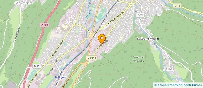 localisation de l'entreprise FABRICE PONCET à OYONNAX