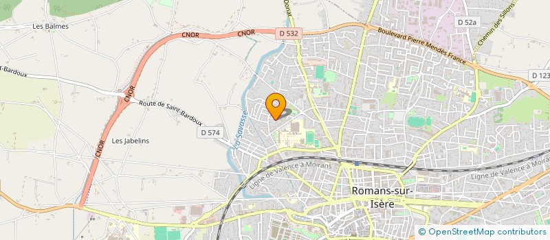 localisation de l'entreprise FABRICE PROMOTION  ROMANS-SUR-ISERE