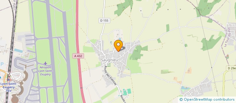 localisation de l'entreprise FABRICE REY à COLOMBIER-SAUGNIEU