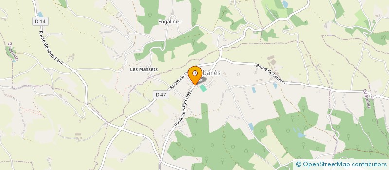 localisation de l'entreprise FABRICE TORIJA HOLDING  CABANES