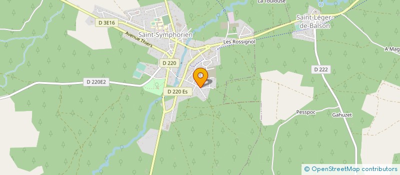 localisation de l'entreprise FABRICE TOULOUSE ENERGIES RENOUVELABLES à SAINT-SYMPHORIEN