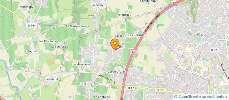 localisation de l'entreprise FABRICE TRAVERSA IMMOBILIER à CHARNAY-LES-MACON
