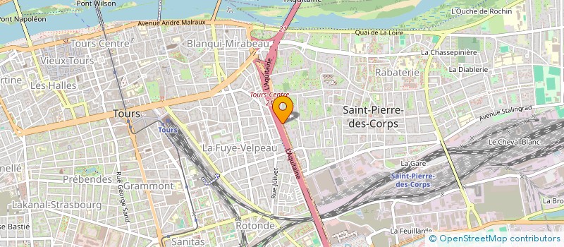 localisation de l'entreprise FABRICETINA  SAINT-PIERRE-DES-CORPS