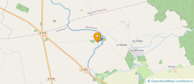 localisation de l'entreprise FABRICLAUDE à BOMMIERS
