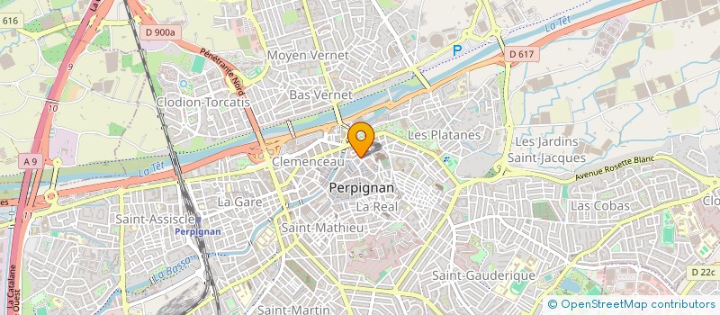 localisation de l'entreprise FABRICLOC à PERPIGNAN