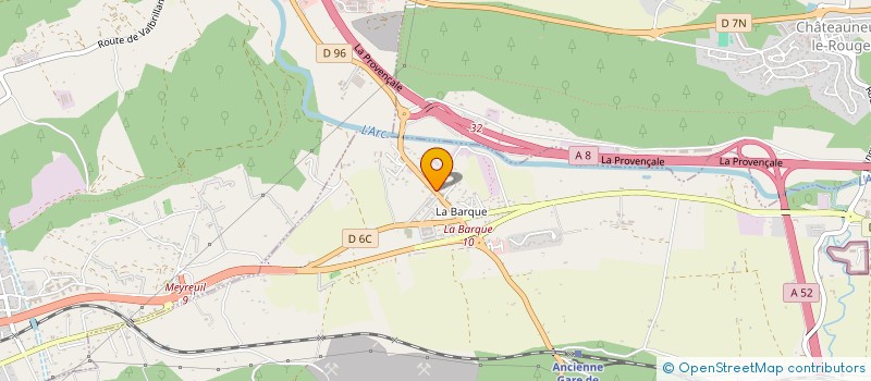 localisation de l'entreprise FABRIGEL à FUVEAU