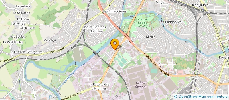 localisation de l'entreprise FABRIK'ART à LE MANS