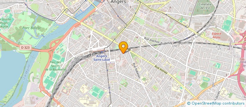 localisation de l'entreprise FABRIK CAFE à ANGERS