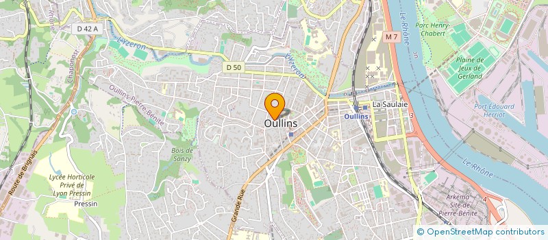 localisation de l'entreprise FABRIK&CO  OULLINS-PIERRE-BENITE