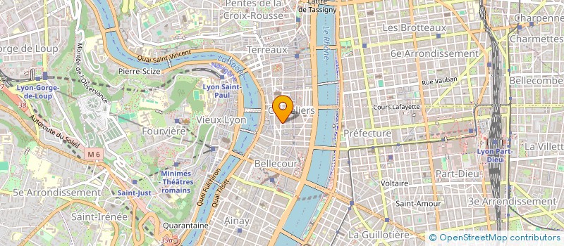 localisation de l'entreprise FABRILL' à LYON