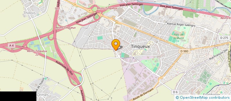 localisation de l'entreprise FABRIMEUBLE 51 à ORMES