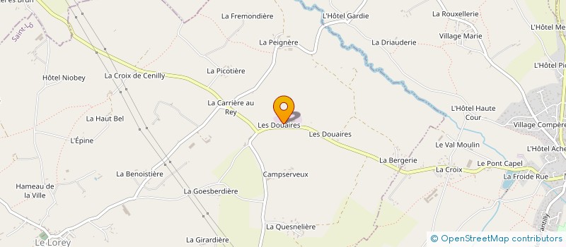 localisation de l'entreprise FABRINOR à LE LOREY