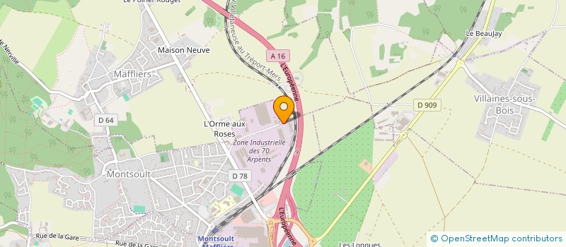 localisation de l'entreprise FABRIQ INDUSTRIEL MONTAGE ELECTROLYTIQUE  MONTSOULT