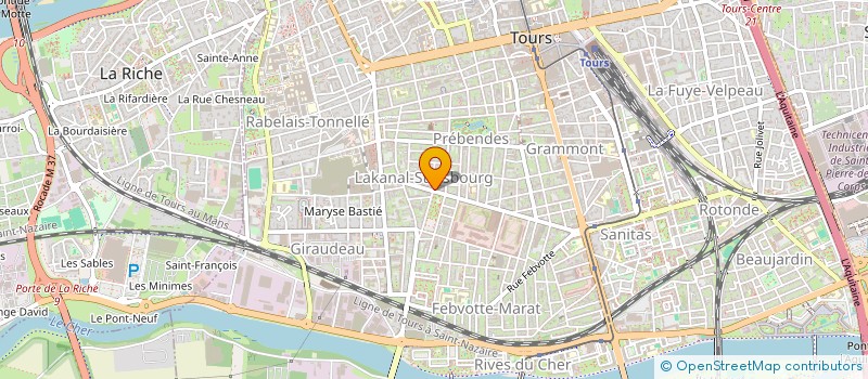 localisation de l'entreprise FABRIQU' TAMPONS  TOURS