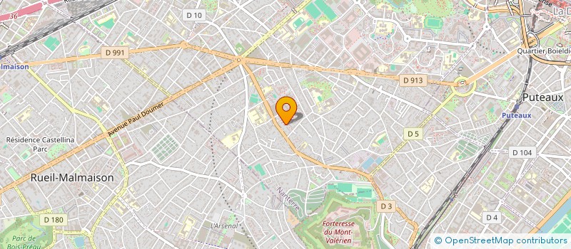 localisation de l'entreprise FABRIQUE 21  NANTERRE