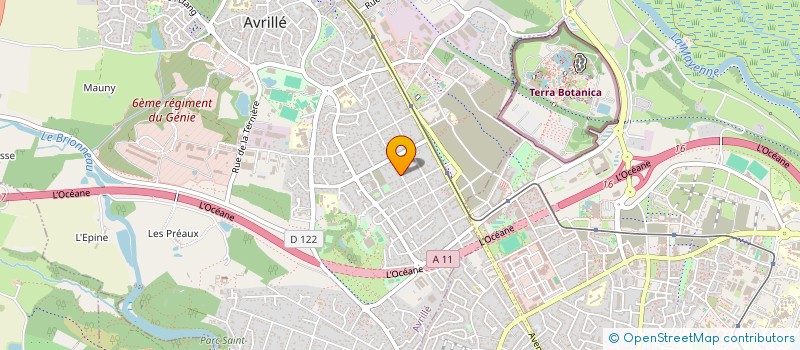 localisation de l'entreprise FABRIQUE A TRANSITION AVRILLE  AVRILLE