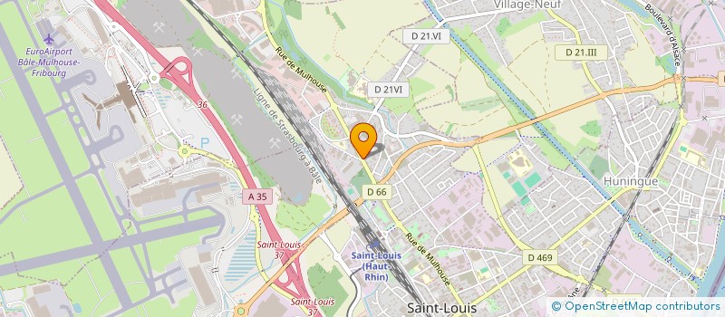 localisation de l'entreprise FABRIQUE ALSACIENNE DE DECOLLETAGES  SAINT-LOUIS