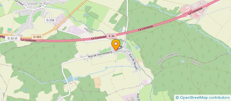 localisation de l'entreprise FABRIQUE D'EGLISE CATHOLIQUE DIEFMATTEN  DIEFMATTEN