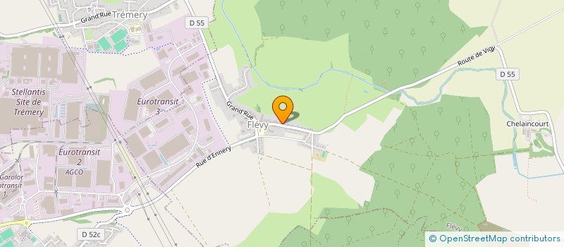 localisation de l'entreprise FABRIQUE D'EGLISE CATHOLIQUE FLEVY  FLEVY