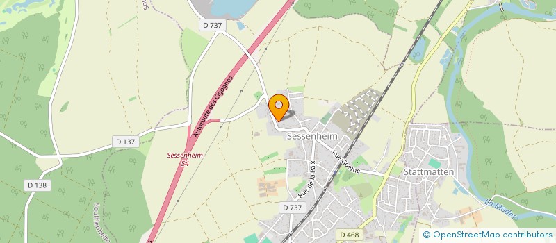 localisation de l'entreprise FABRIQUE D'EGLISE CATHOLIQUE SESSENHEIM  SESSENHEIM