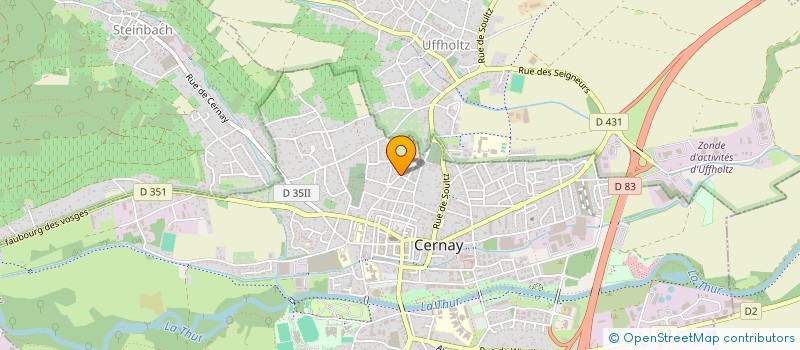 localisation de l'entreprise FABRIQUE D'EGLISE CATHOLIQUE UFFHOLTZ  UFFHOLTZ