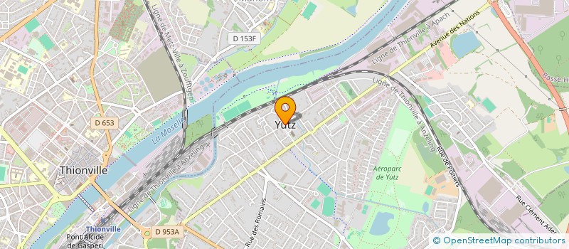 localisation de l'entreprise FABRIQUE D'EGLISE CATHOLIQUE YUTZ SAINTE-CROIX  YUTZ