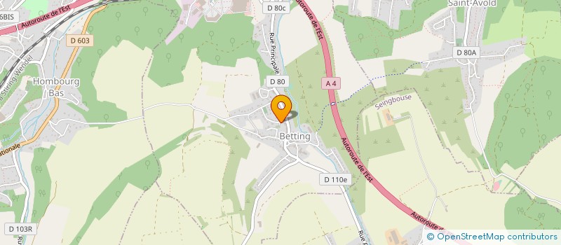 localisation de l'entreprise FABRIQUE DE L'EGLISE à BETTING