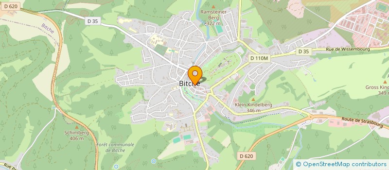 localisation de l'entreprise FABRIQUE DE L EGLISE à BITCHE