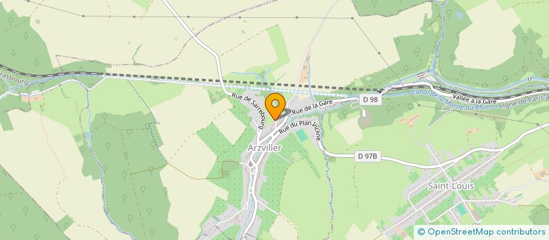 localisation de l'entreprise FABRIQUE DE L EGLISE  HOMMARTING