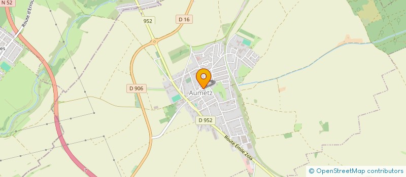 localisation de l'entreprise FABRIQUE DE L'EGLISE  AUMETZ