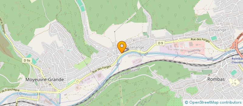 localisation de l'entreprise FABRIQUE DE L EGLISE  ROSSELANGE