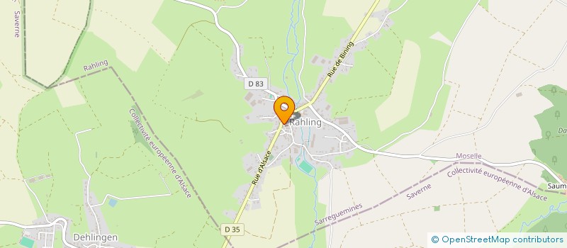 localisation de l'entreprise FABRIQUE DE L EGLISE  RAHLING