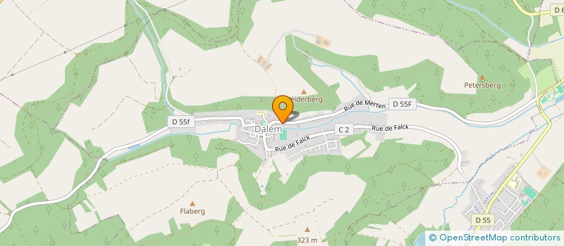 localisation de l'entreprise FABRIQUE DE L EGLISE  DALEM