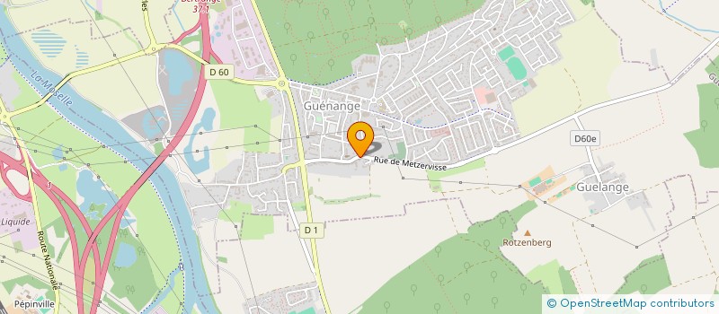 localisation de l'entreprise FABRIQUE DE L EGLISE  GUENANGE