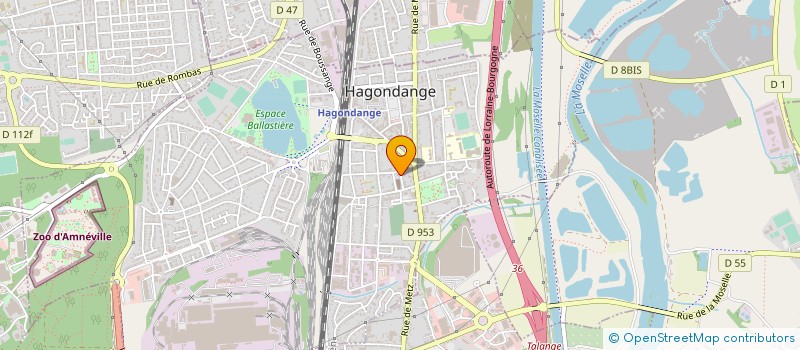 localisation de l'entreprise FABRIQUE DE L EGLISE  HAGONDANGE