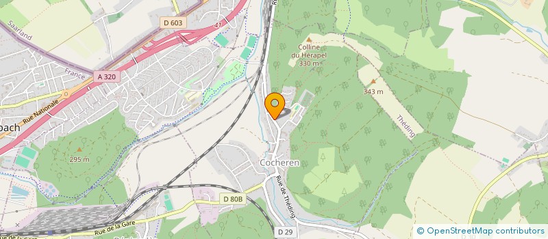 localisation de l'entreprise FABRIQUE DE L'EGLISE  COCHEREN