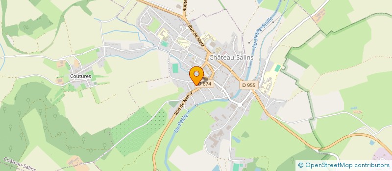 localisation de l'entreprise FABRIQUE DE L'EGLISE  CHATEAU-SALINS