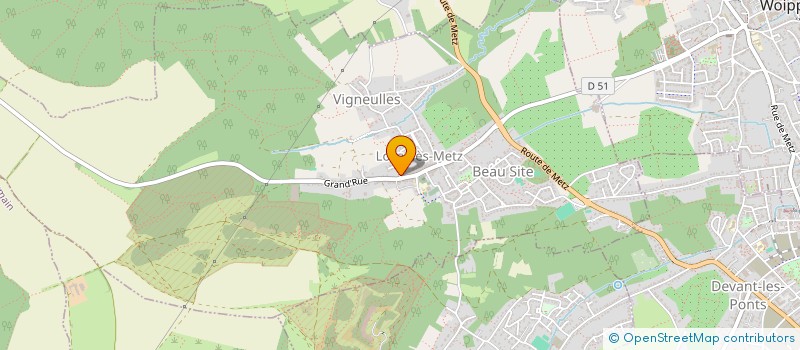 localisation de l'entreprise FABRIQUE DE L'EGLISE  LORRY-LES-METZ