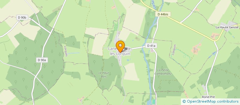 localisation de l'entreprise FABRIQUE DE L'EGLISE  LANEUVEVILLE-LES-LORQUIN