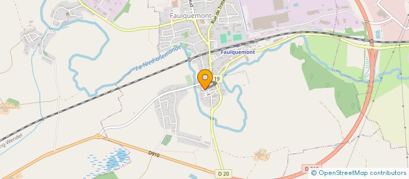 localisation de l'entreprise FABRIQUE DE L'EGLISE  ARRAINCOURT