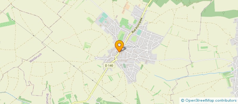 localisation de l'entreprise FABRIQUE DE L'EGLISE CATHOLIQUE  WEITBRUCH